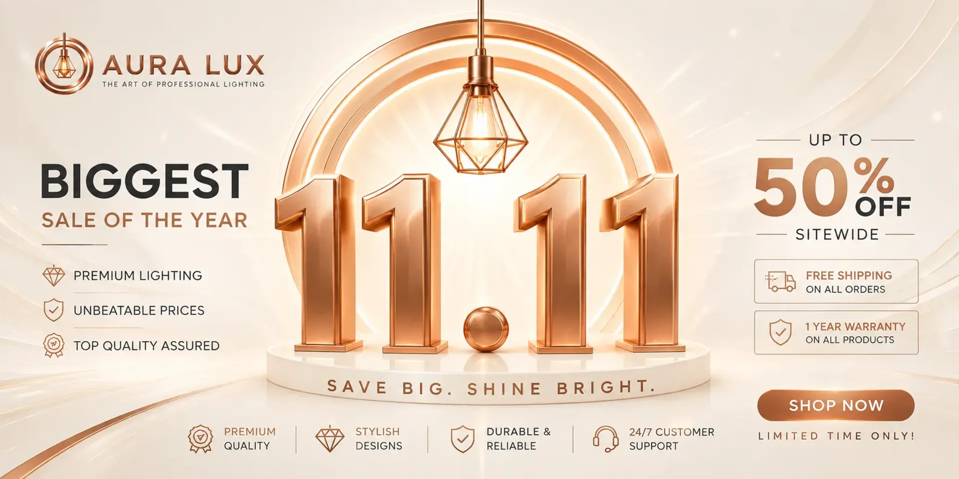 BIGGEST SALE OF THE YEAR — 11.11